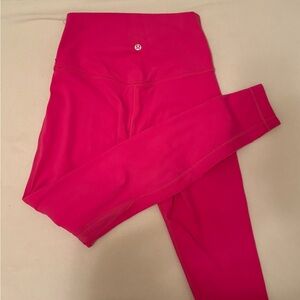 Lululemon pink leggings